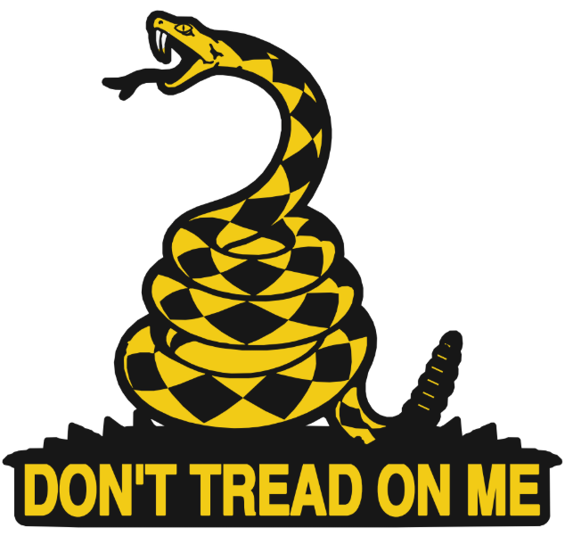"Don't Tread On Me" Gadsden Flag Wall Hanger