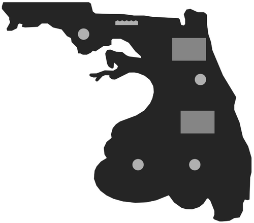 Florida Don't Tread On Me Gadsden Snake Wall Hanger - Back Print Layout