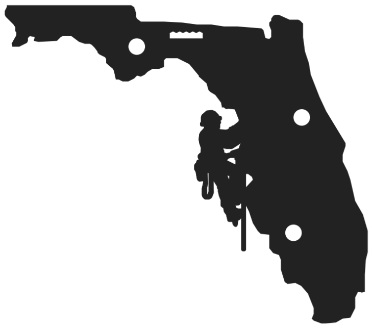 Florida Lineman Wall Hanger - Back Print Layout